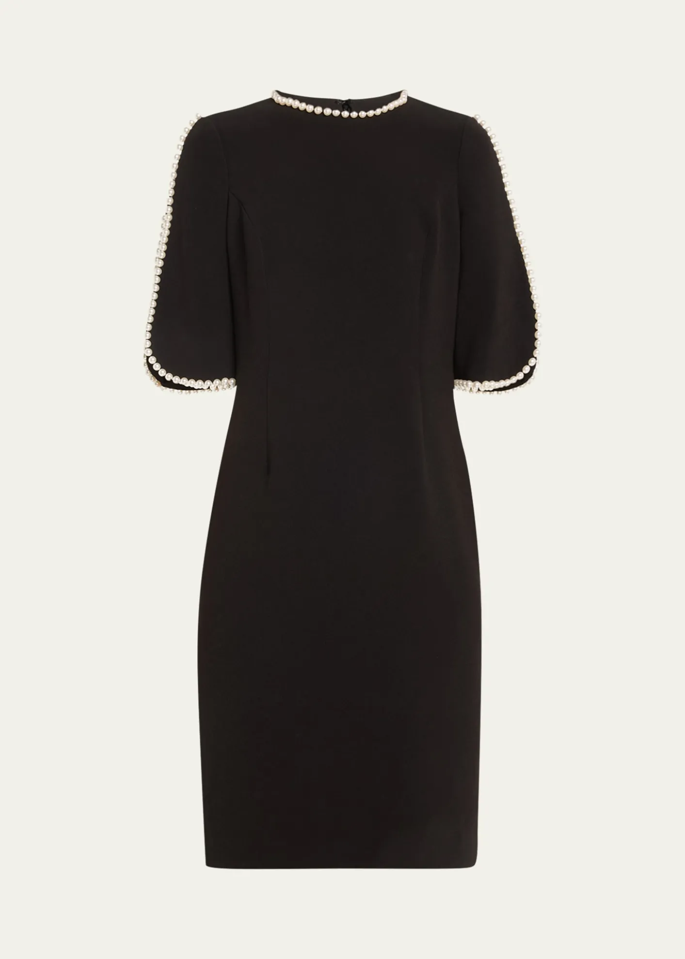 Rickie Freeman for Teri JonPearl Trimmed Sheath Dress