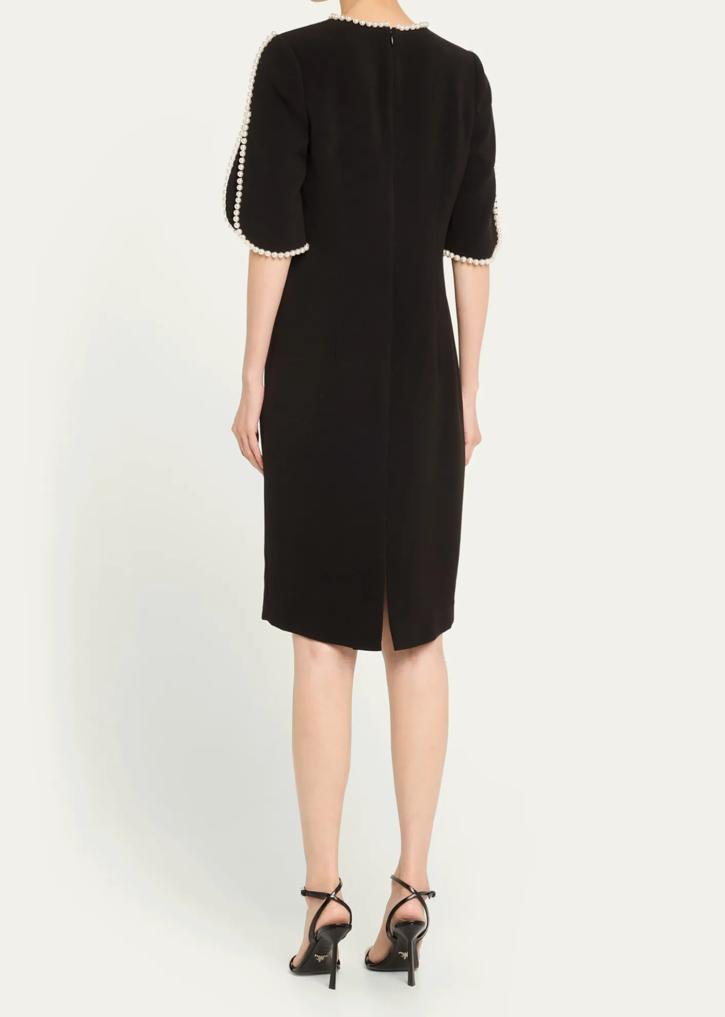 Rickie Freeman for Teri JonPearl Trimmed Sheath Dress