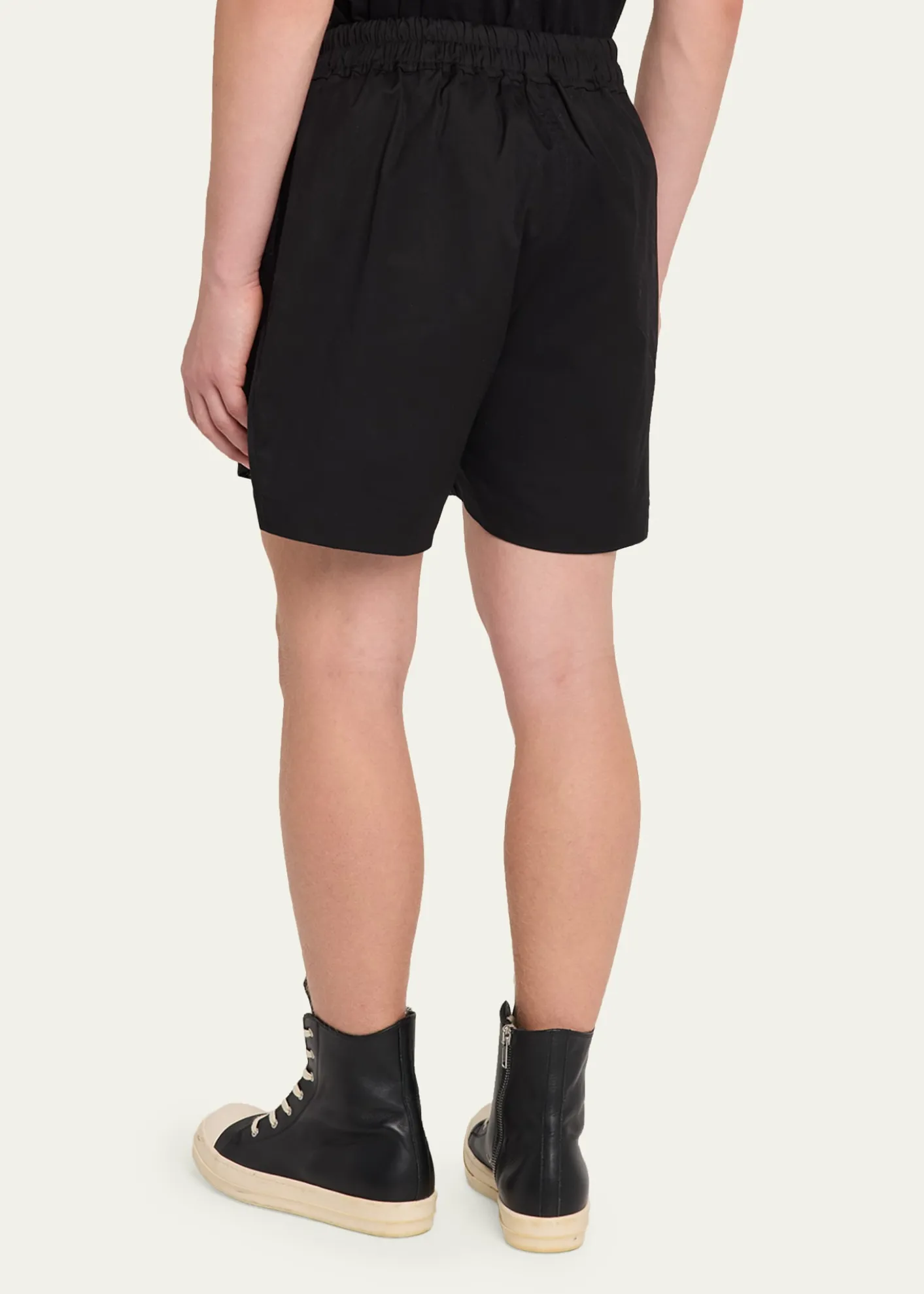Rick OwensMen's Cotton Maxi-Drawstring Shorts