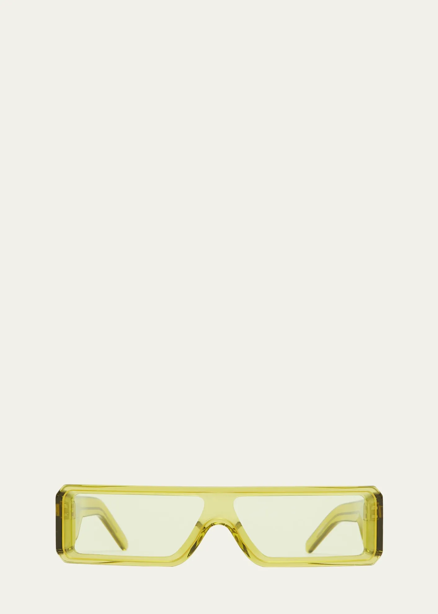 Rick OwensMen's Gethshades Acetate and Nylon Flat-Top Rectangle Sunglasses