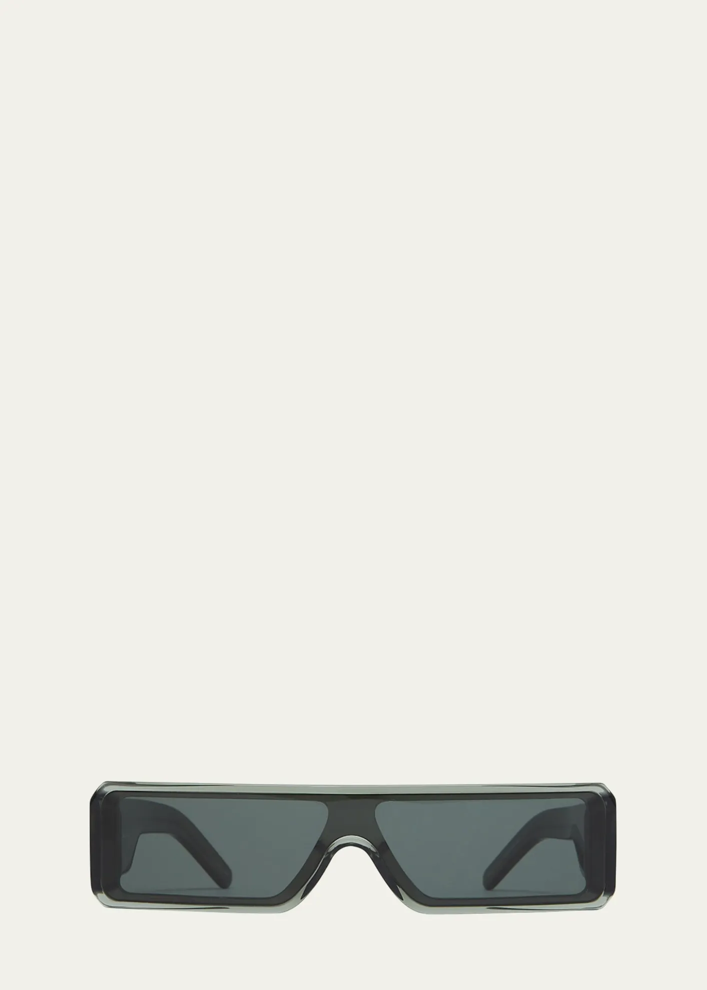 Rick OwensMen's Gethshades Acetate and Nylon Flat-Top Rectangle Sunglasses