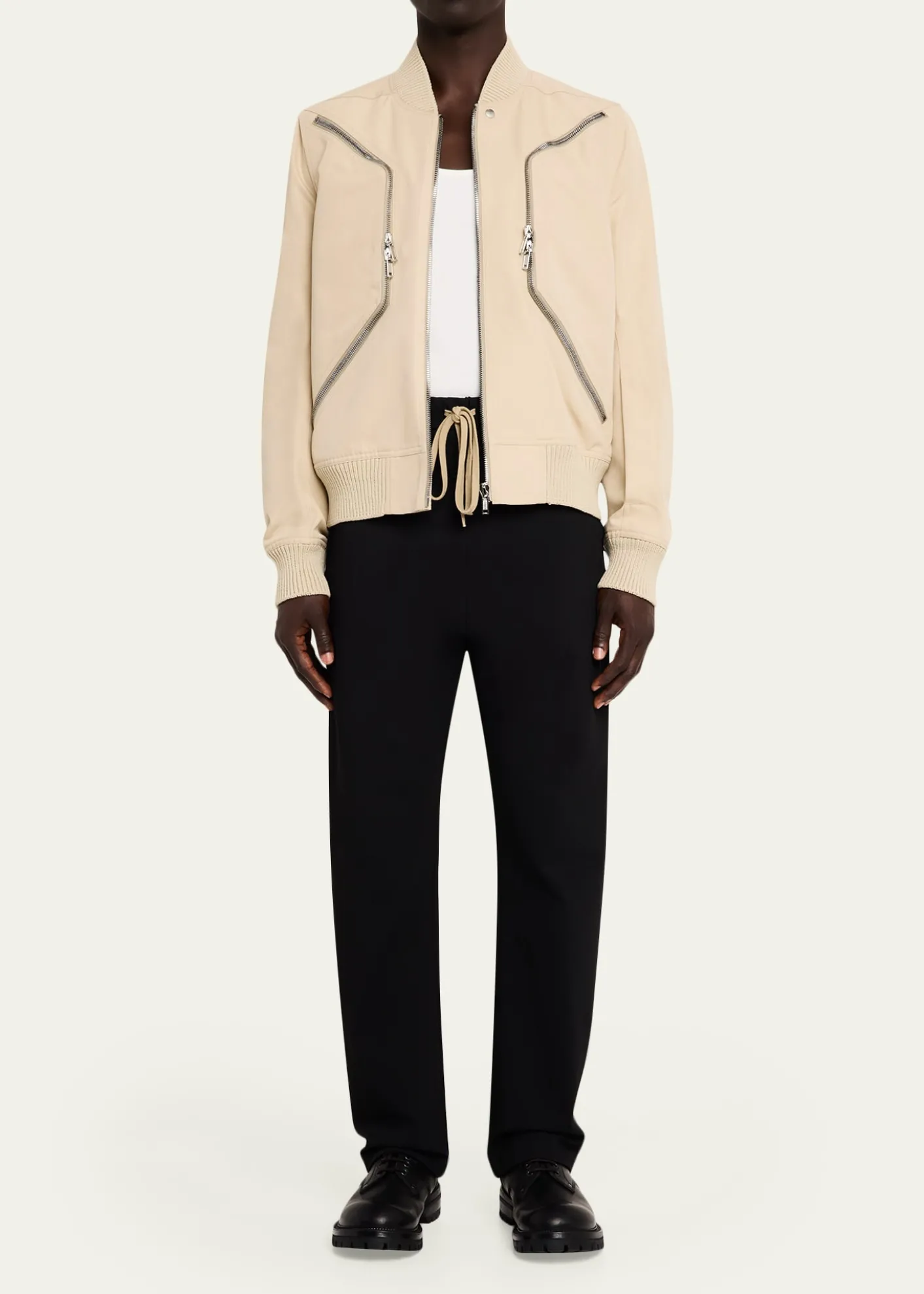 Rick OwensMen's Heizer Flight Blomber Jacket
