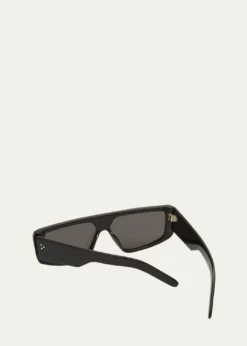 Rick OwensMen's Performa Flat-Top Shield Sunglasses