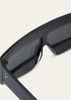 Rick OwensMen's Phleg Acetate Rectangle Sunglasses