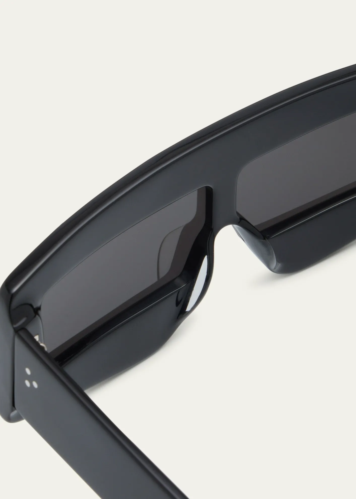 Rick OwensMen's Phleg Acetate Rectangle Sunglasses