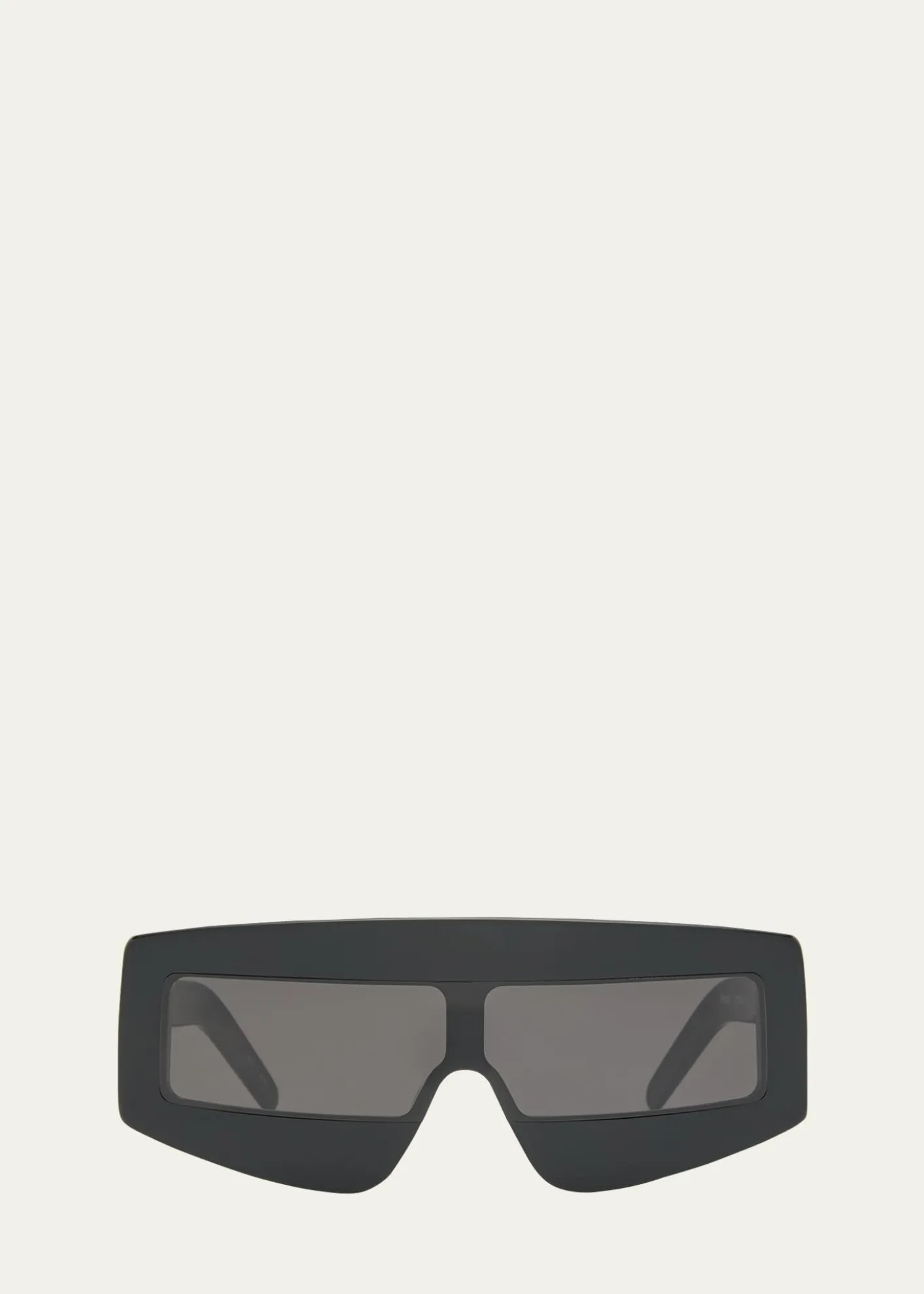 Rick OwensMen's Phleg Acetate Rectangle Sunglasses