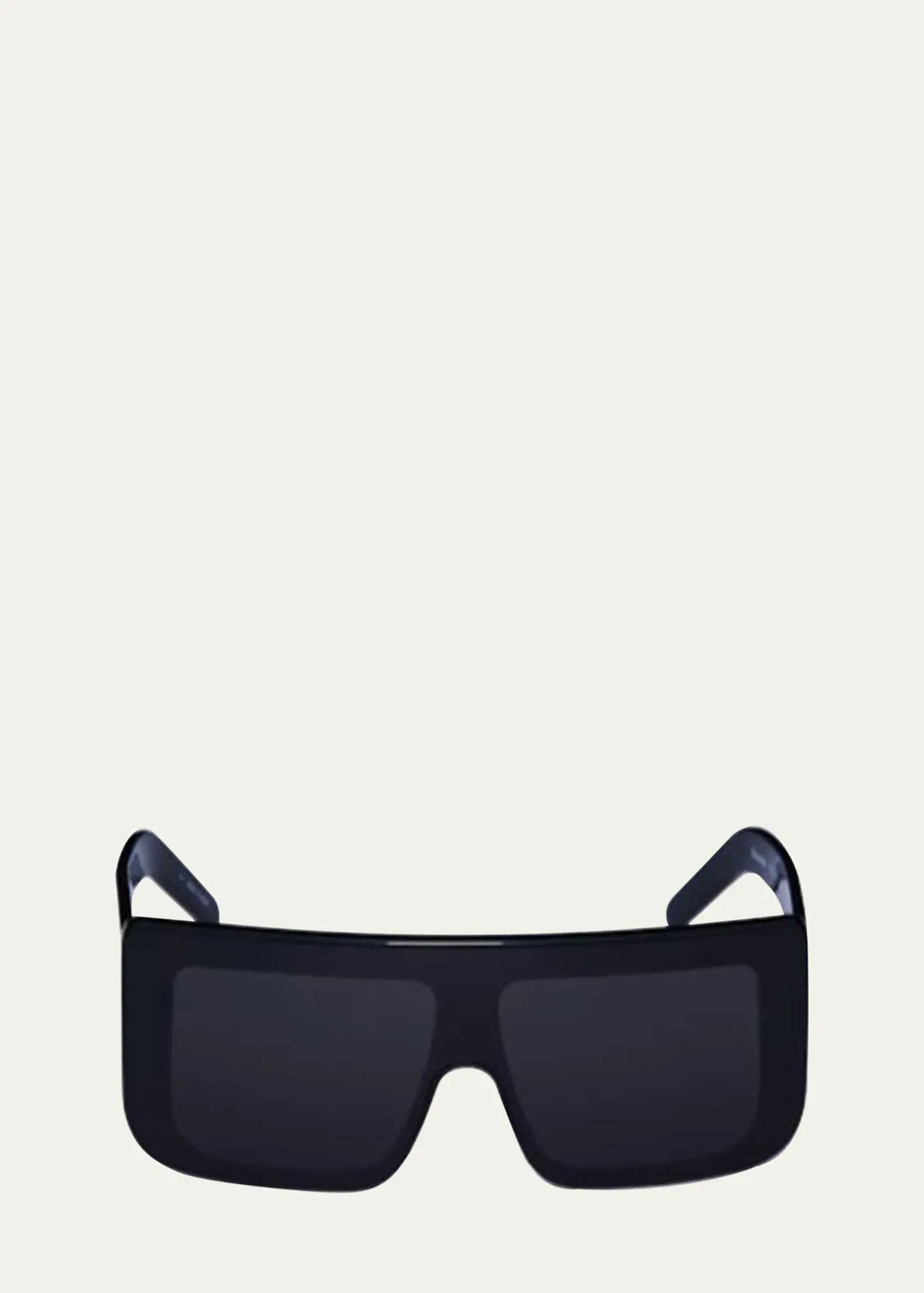 Rick OwensMen's Thick Flat-Top Square Sunglasses