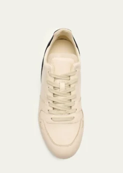Rick OwensMinimal Leather Low-Top Sneakers