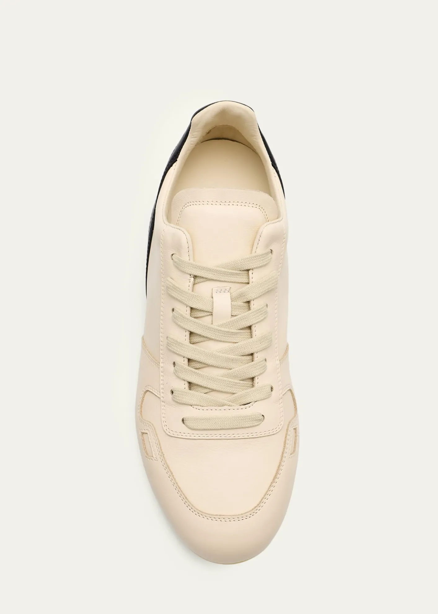 Rick OwensMinimal Leather Low-Top Sneakers