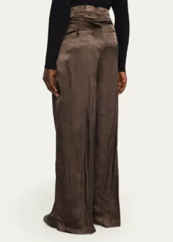 Rick OwensSatin Wide-Leg Pants
