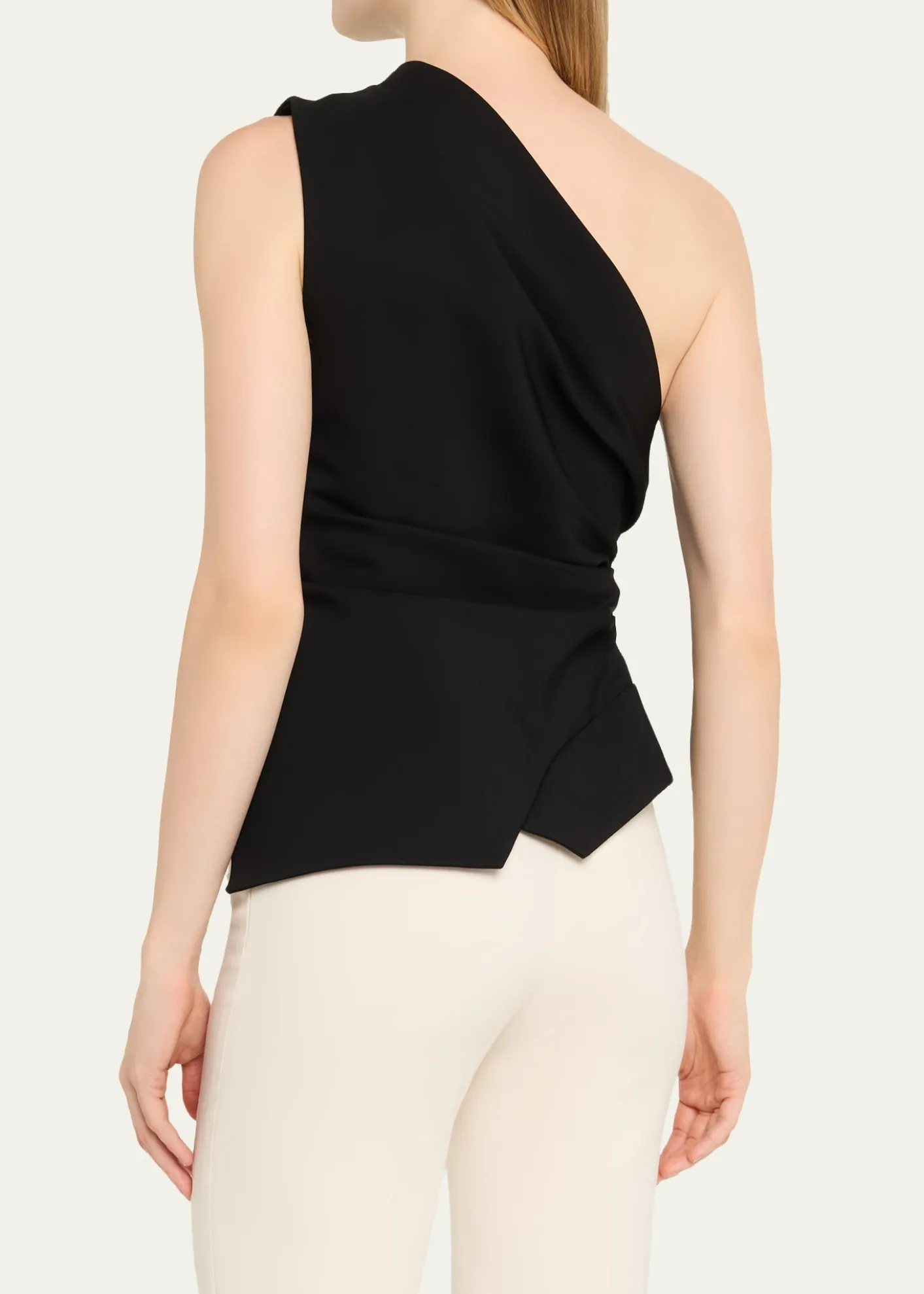 RoheDraped One-Shoulder Top