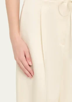 RoheSatin Drawstring Trousers