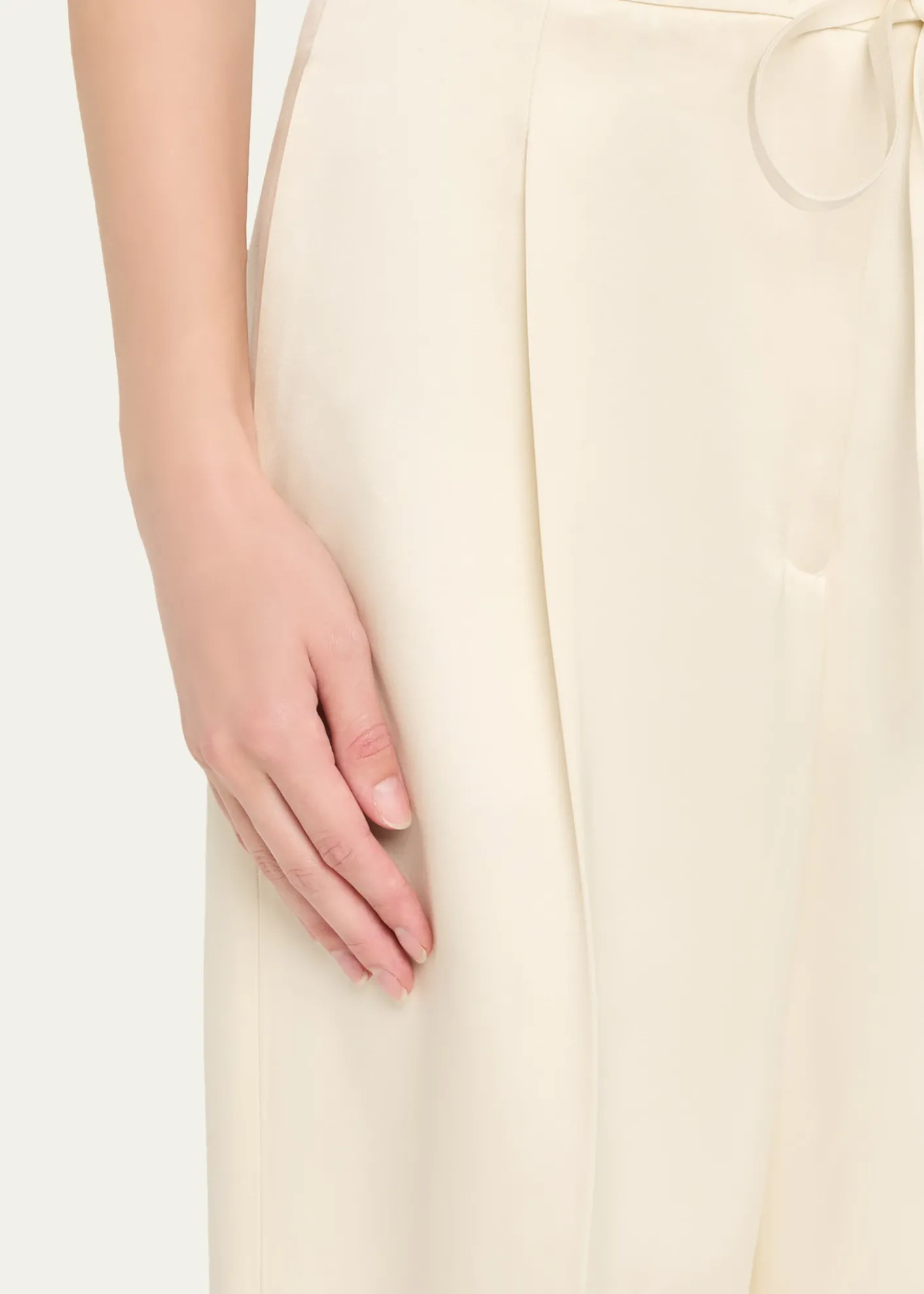 RoheSatin Drawstring Trousers