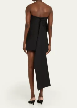 RoheSculptural Sash Mini Dress