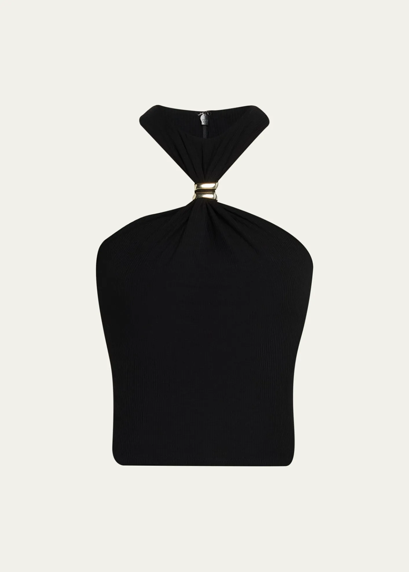 Ronny KoboMarcel Embellished Halter Jersey Top