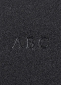 ROYCE New YorkMonogrammed Cigar & Flask Leather Carrying Case, Personalized