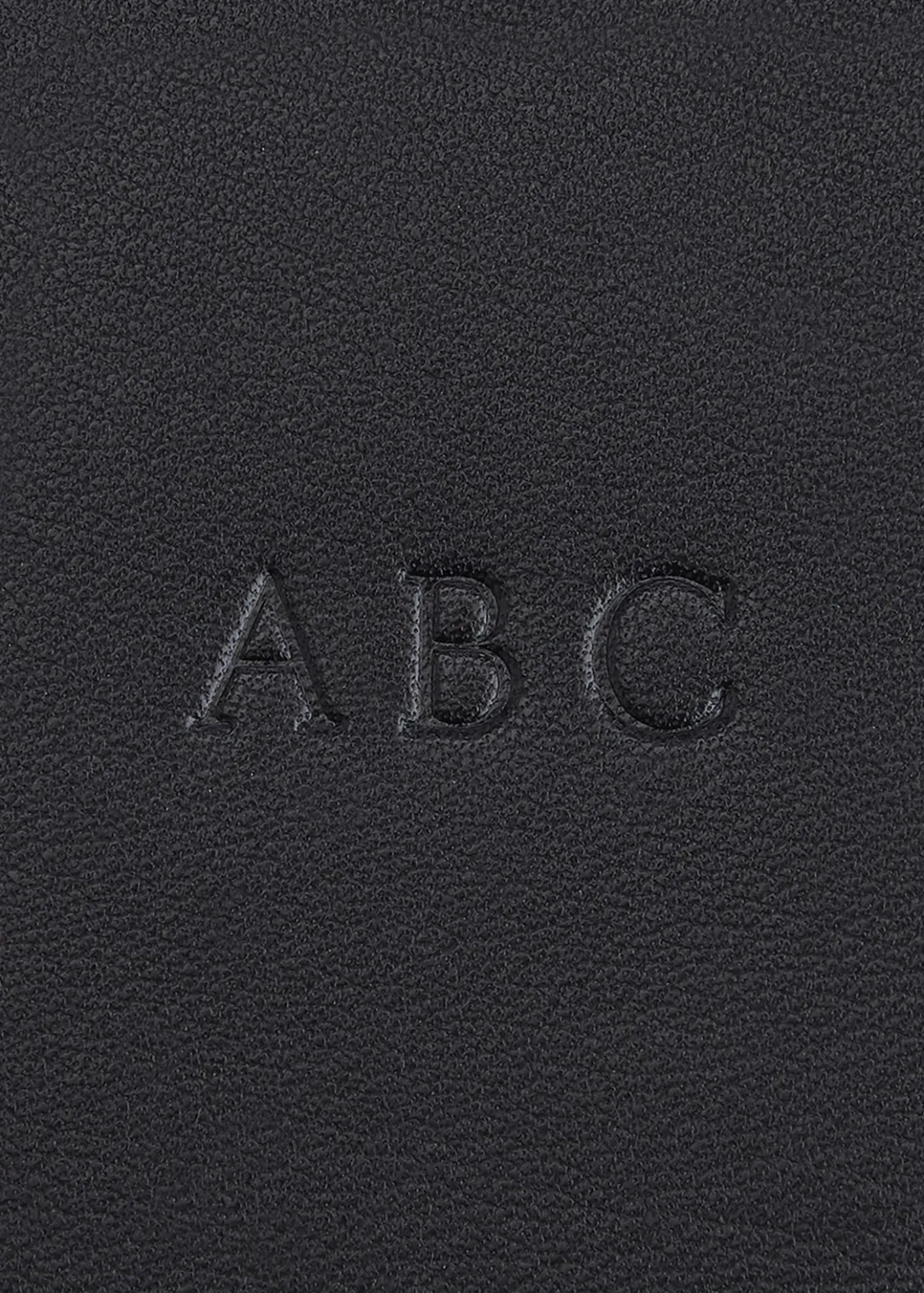 ROYCE New YorkMonogrammed Leather Retractable Luggage Tag, Personalized