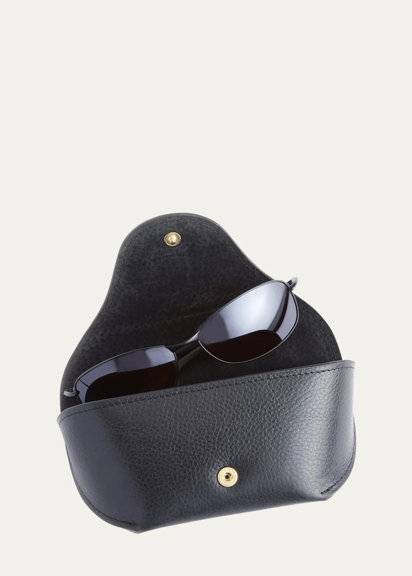 ROYCE New YorkMonogrammed Leather Sunglasses Carrying Case, Personalized