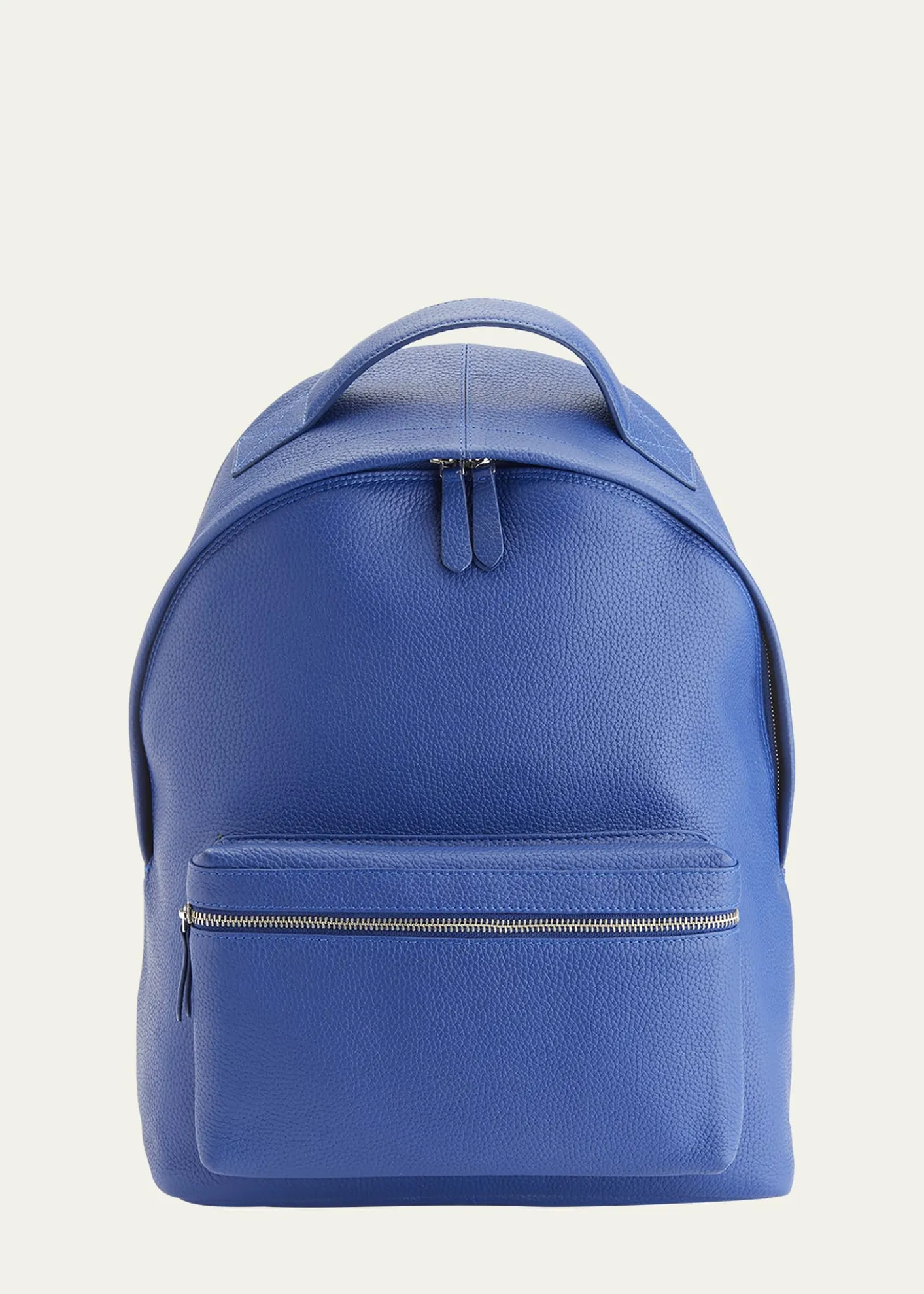 ROYCE New YorkMonogrammed Leather 13" Laptop Backpack