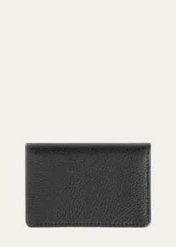 ROYCE New YorkMonogrammed Leather Card Holder Wallet, Personalized