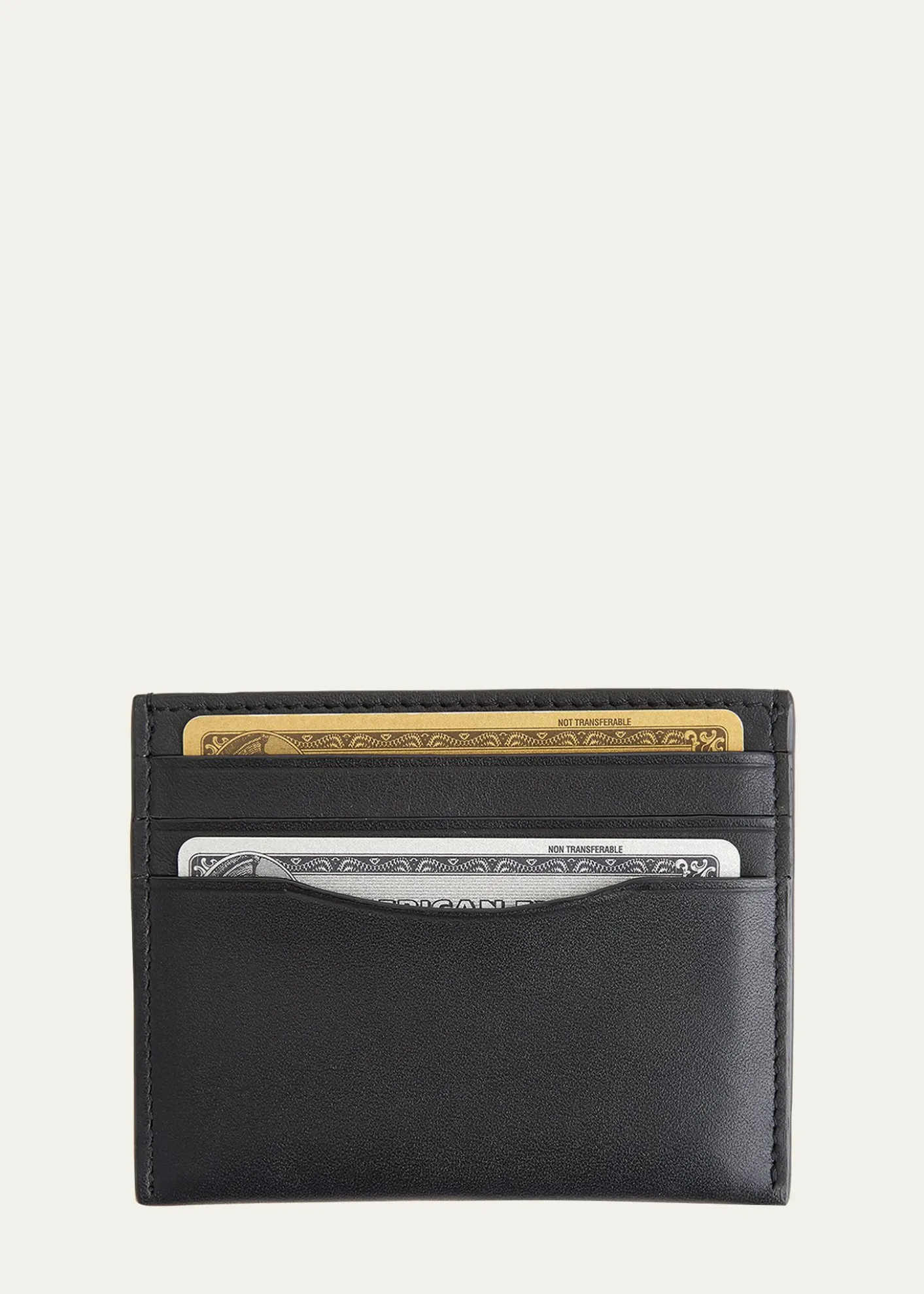 ROYCE New YorkPersonalized Leather RFID Blocking Minimalist Card Case