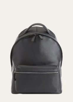 ROYCE New YorkPersonalized Leather Executive 13" Laptop Backpack