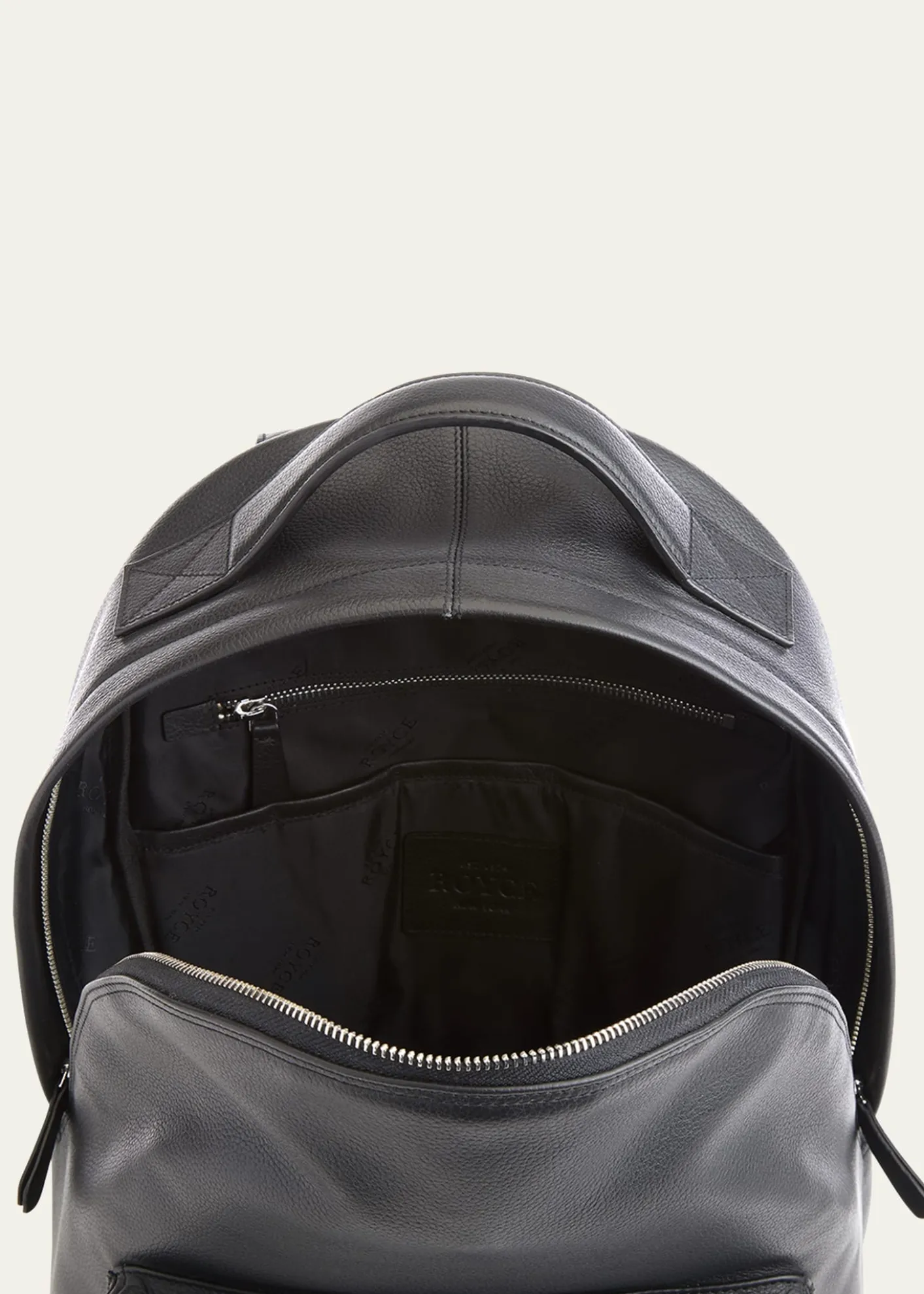 ROYCE New YorkPersonalized Leather Executive 13" Laptop Backpack