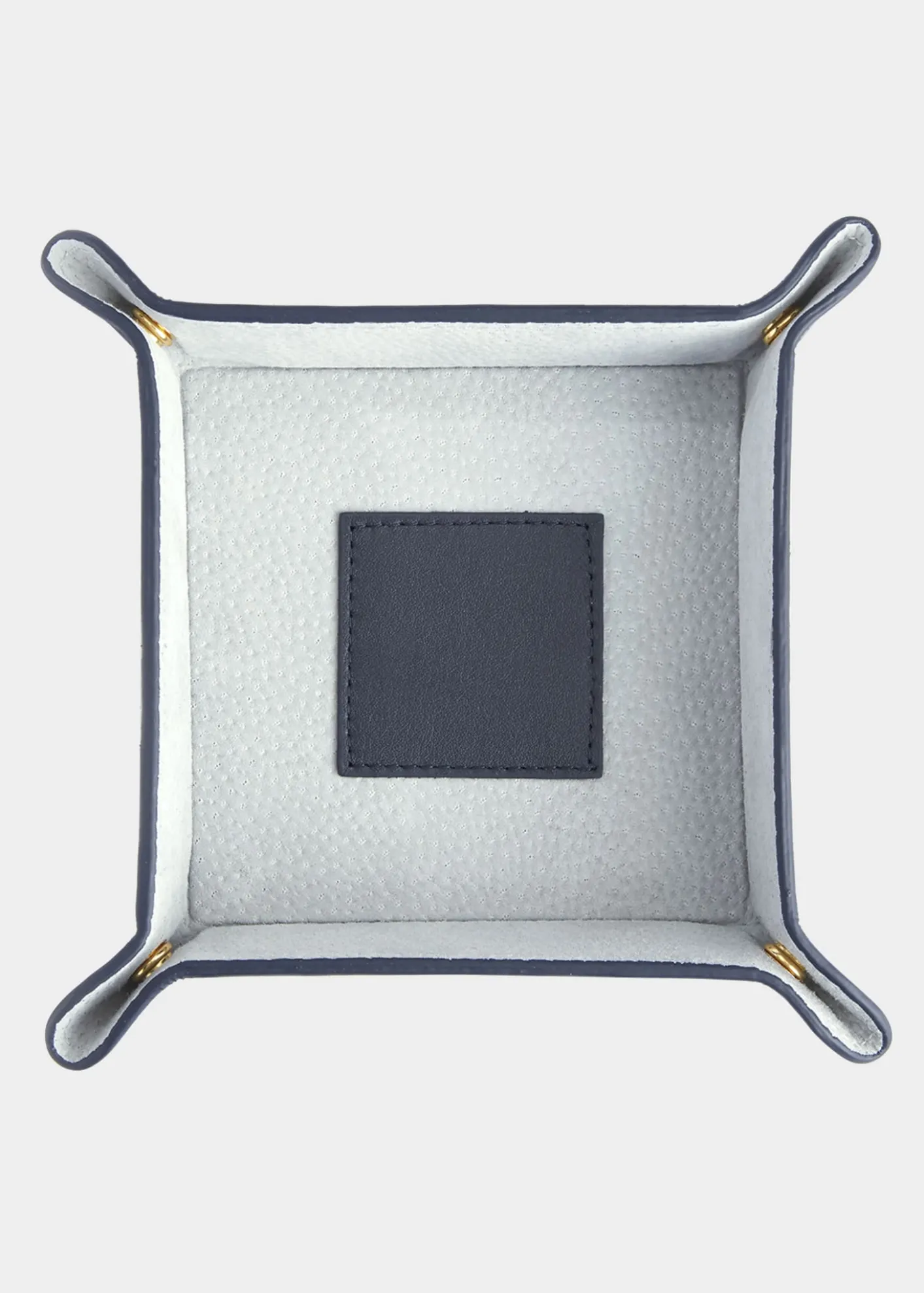 ROYCE New YorkPersonalized Suede & Leather Catchall Valet Tray
