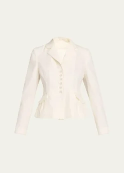 RUADHThe Blair Slim Wool-Silk Jacket
