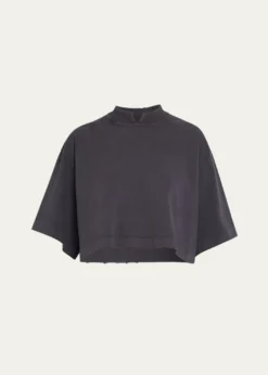 RUADHThe Nessa Distressed Cotton Crop T-Shirt