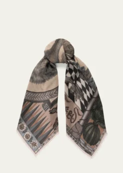 Sabina SavageThe Wolf You Feed Cashmere Scarf