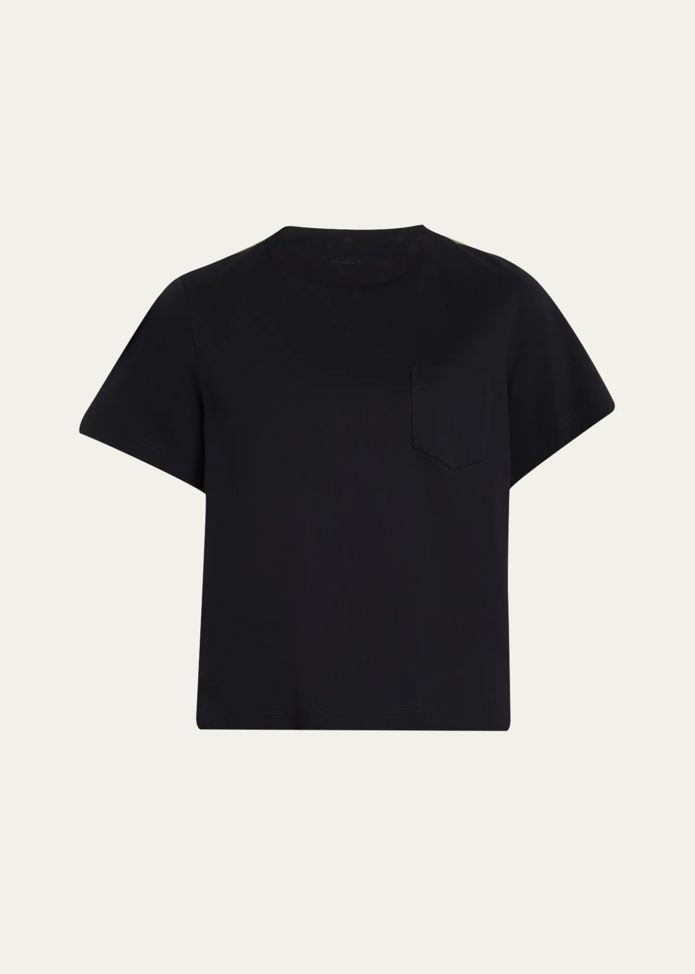 SACAIShort-Sleeve Nylon Cotton T-Shirt
