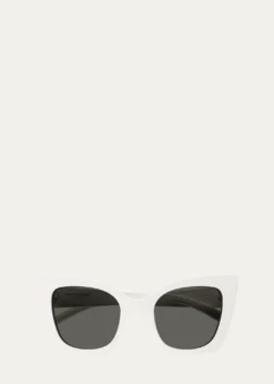 Saint LaurentFashion Show Bio Nylon Cat-Eye Sunglasses