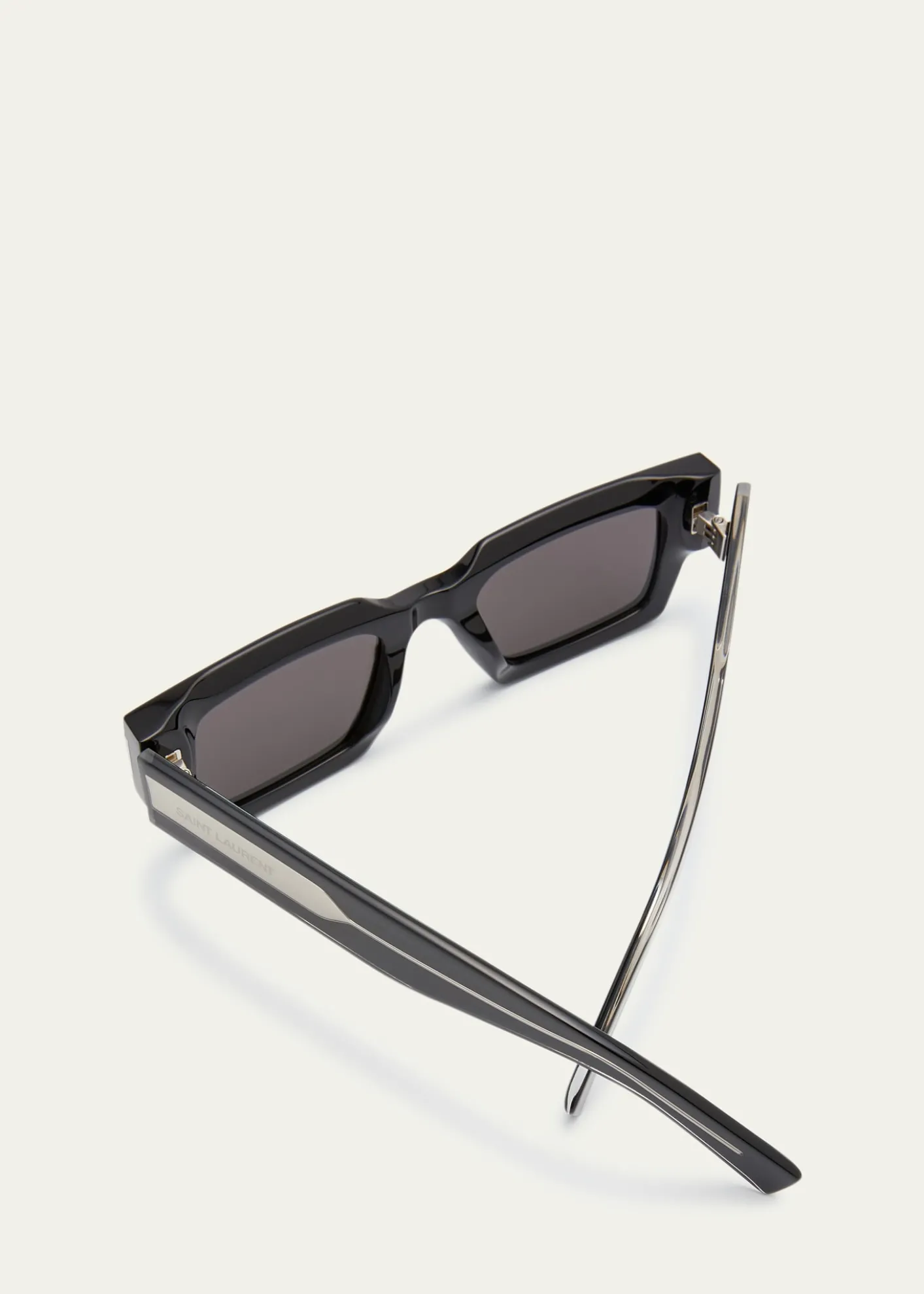 Saint LaurentLogo Acetate Rectangle Sunglasses