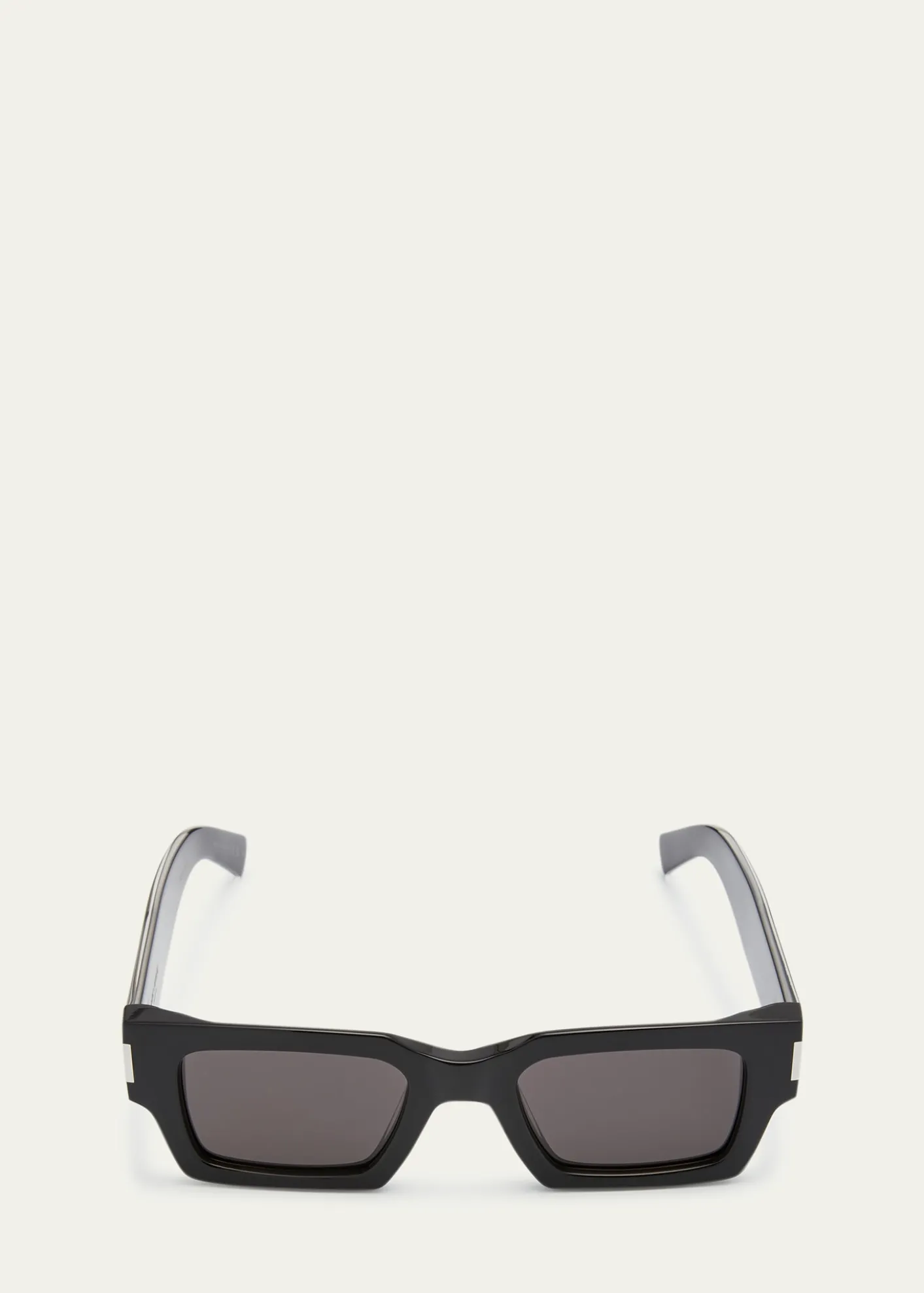 Saint LaurentLogo Acetate Rectangle Sunglasses
