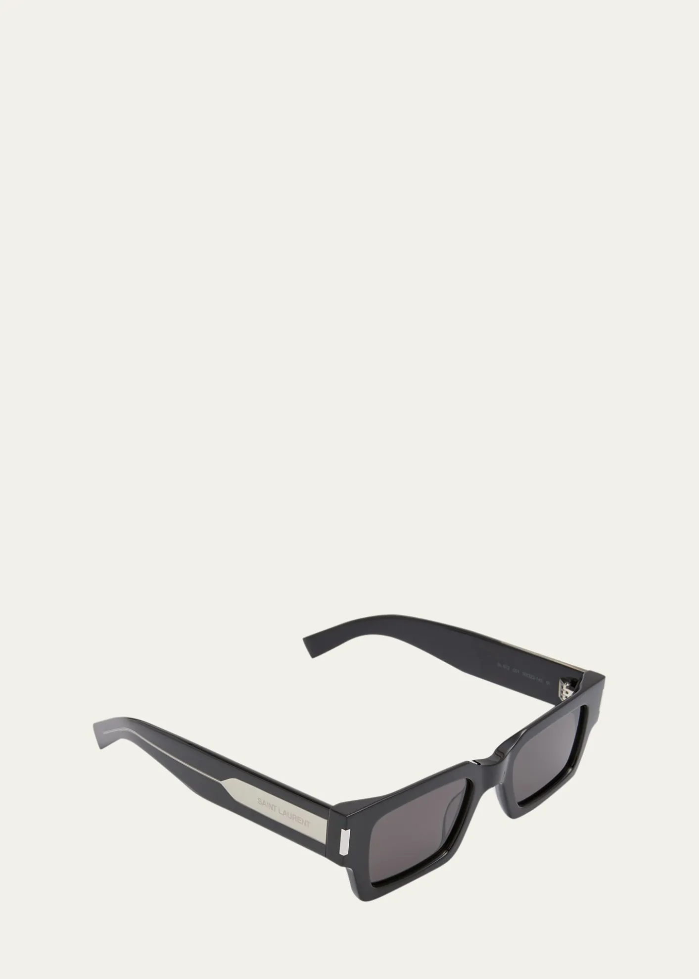 Saint LaurentLogo Acetate Rectangle Sunglasses