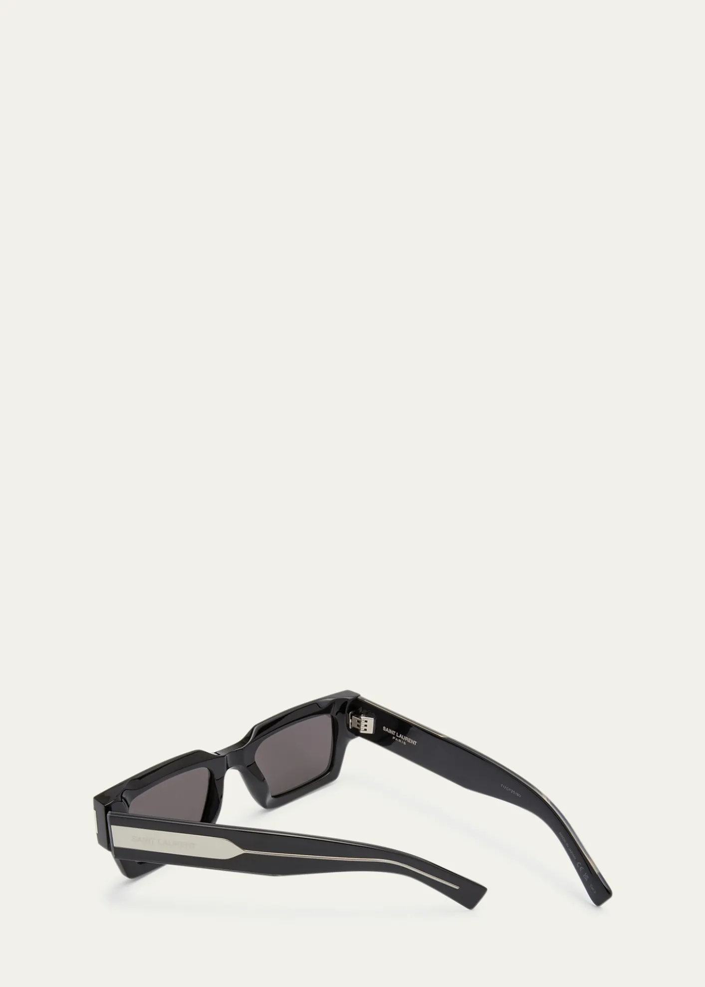Saint LaurentLogo Acetate Rectangle Sunglasses