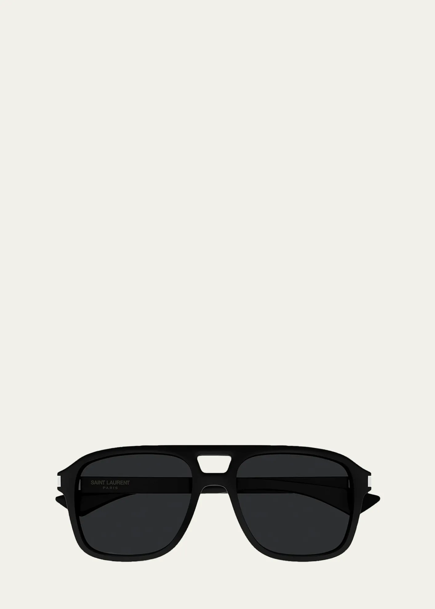 Saint LaurentMen's SL 881-001 Acetate Rectangle Sunglasses