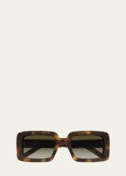 Saint LaurentAcetate Rectangle Sunglasses