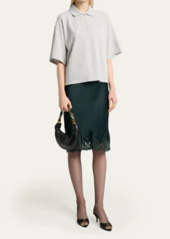 Saint LaurentAmalia Mini YSL Leather Hobo Bag