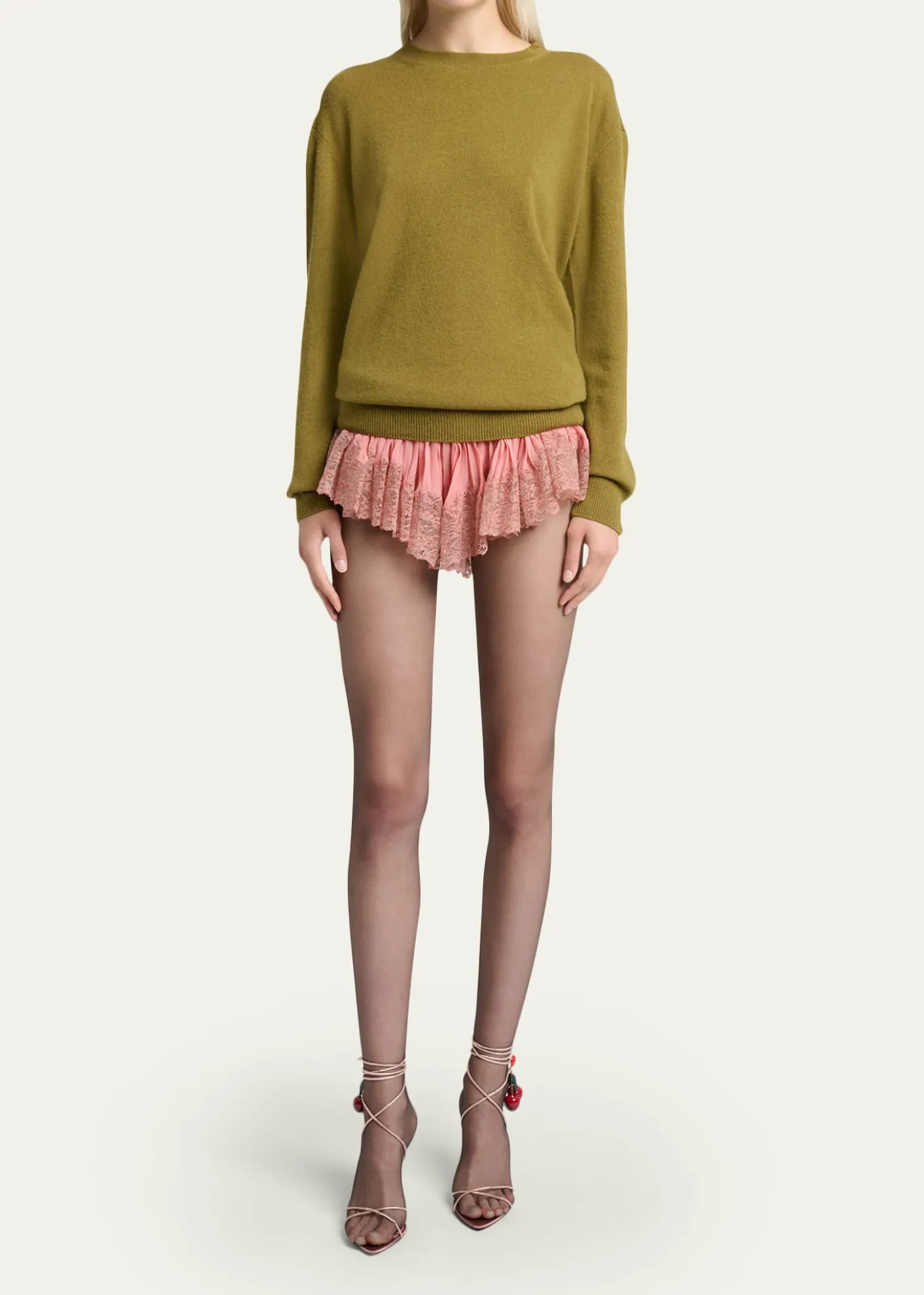 Saint LaurentCashmere Crewneck Sweater