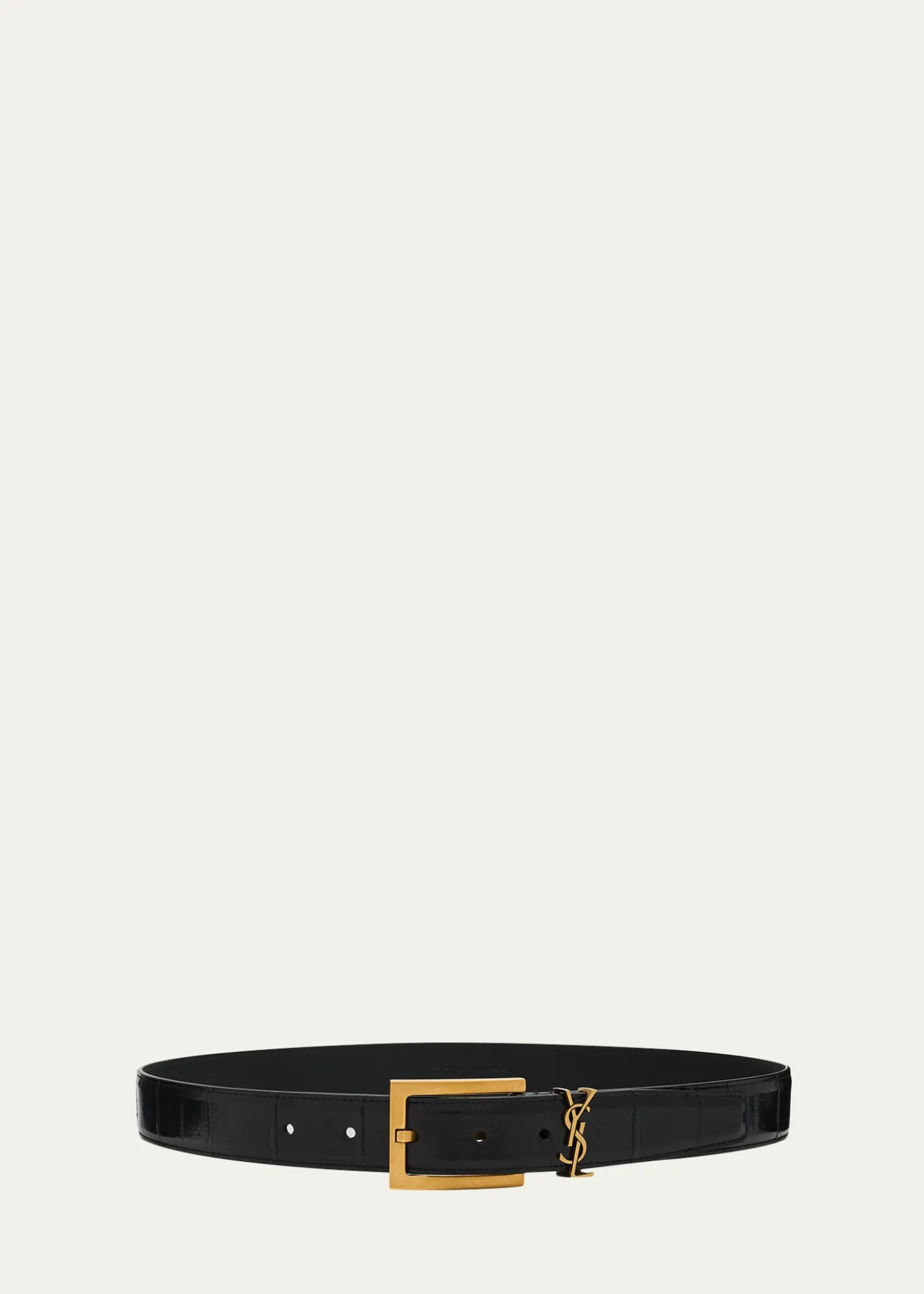 Saint LaurentCassandre Belt in Eel Leather