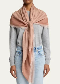 Saint LaurentCassandre Cashmere & Silk Etamine Scarf