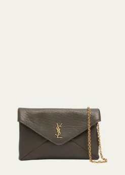 Saint LaurentCassandre Small Grain Leather Pouch Shoulder Bag