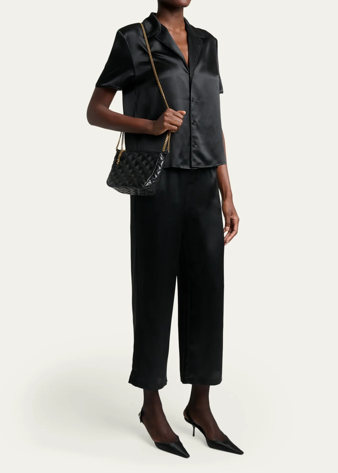 Saint LaurentCassandre YSL Quilted Leather Shoulder Bag