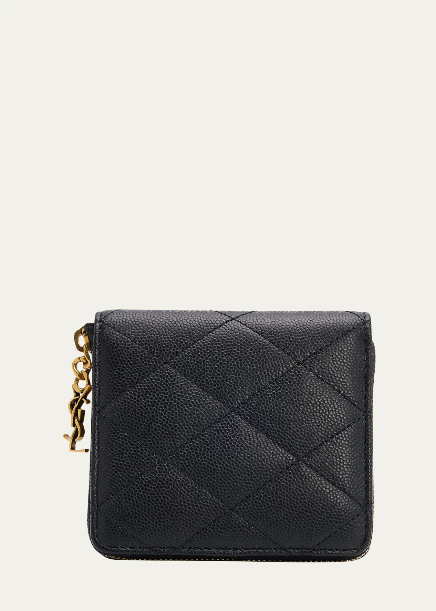 Saint LaurentCassandre YSL Quilted Leather Wallet