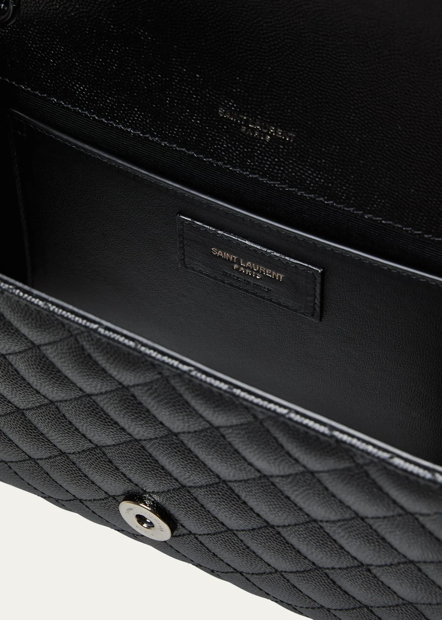 Saint LaurentEnvelope Triquilt Medium YSL Shoulder Bag in Grained Leather