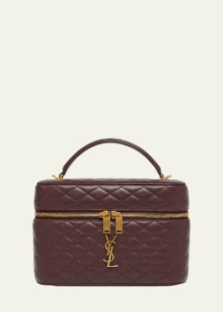 Saint LaurentGaby Large YSL Vanity Bag in Quilted Leather