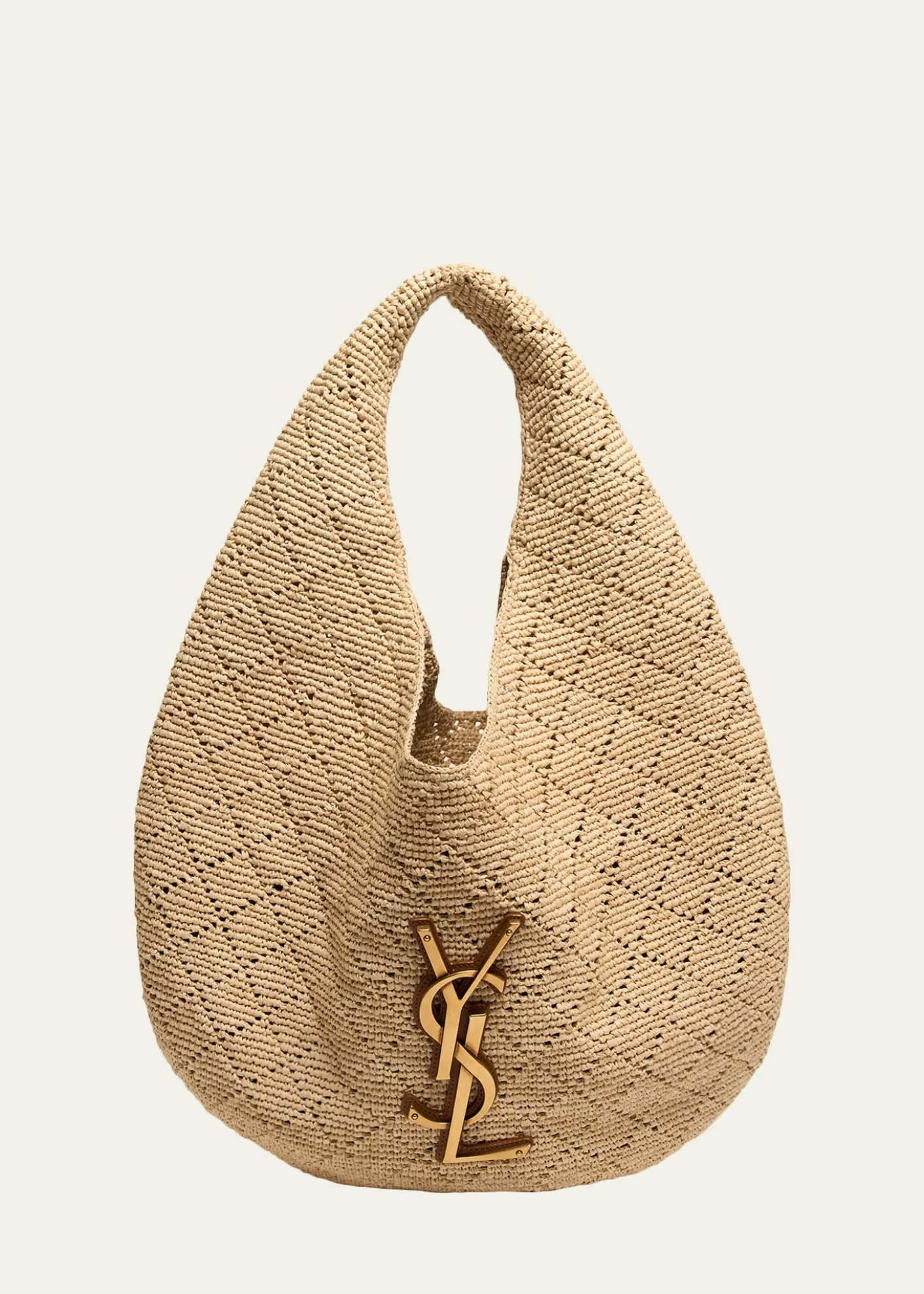 Saint LaurentIcare Hobo Bag in Raffia