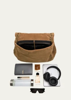 Saint LaurentJamie 4.3 Maxi YSL Shoulder Bag in Quilted Suede